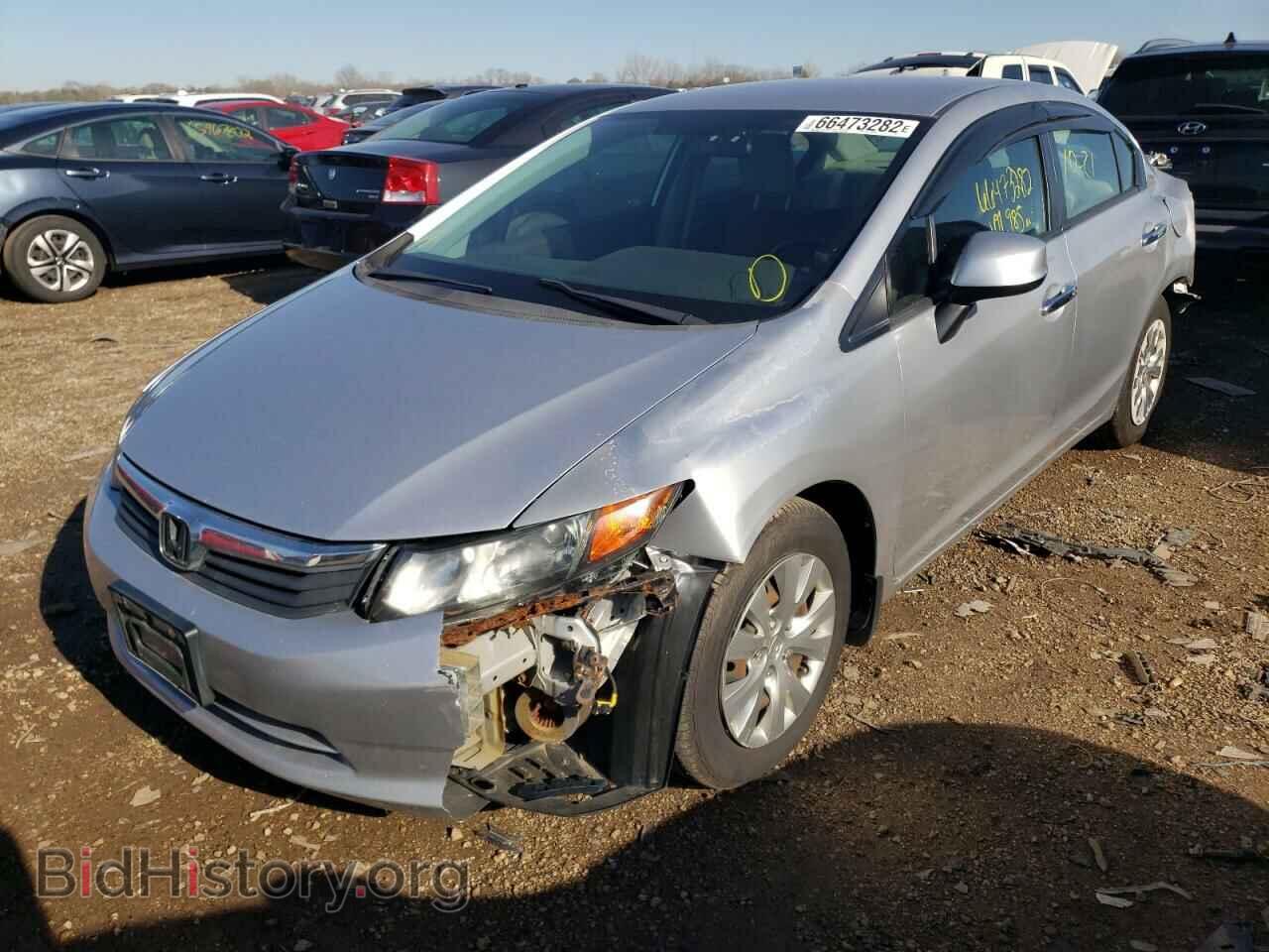 2012 HONDA CIVIC - VIN: 19XFB2F57CE041630 - Фото 2