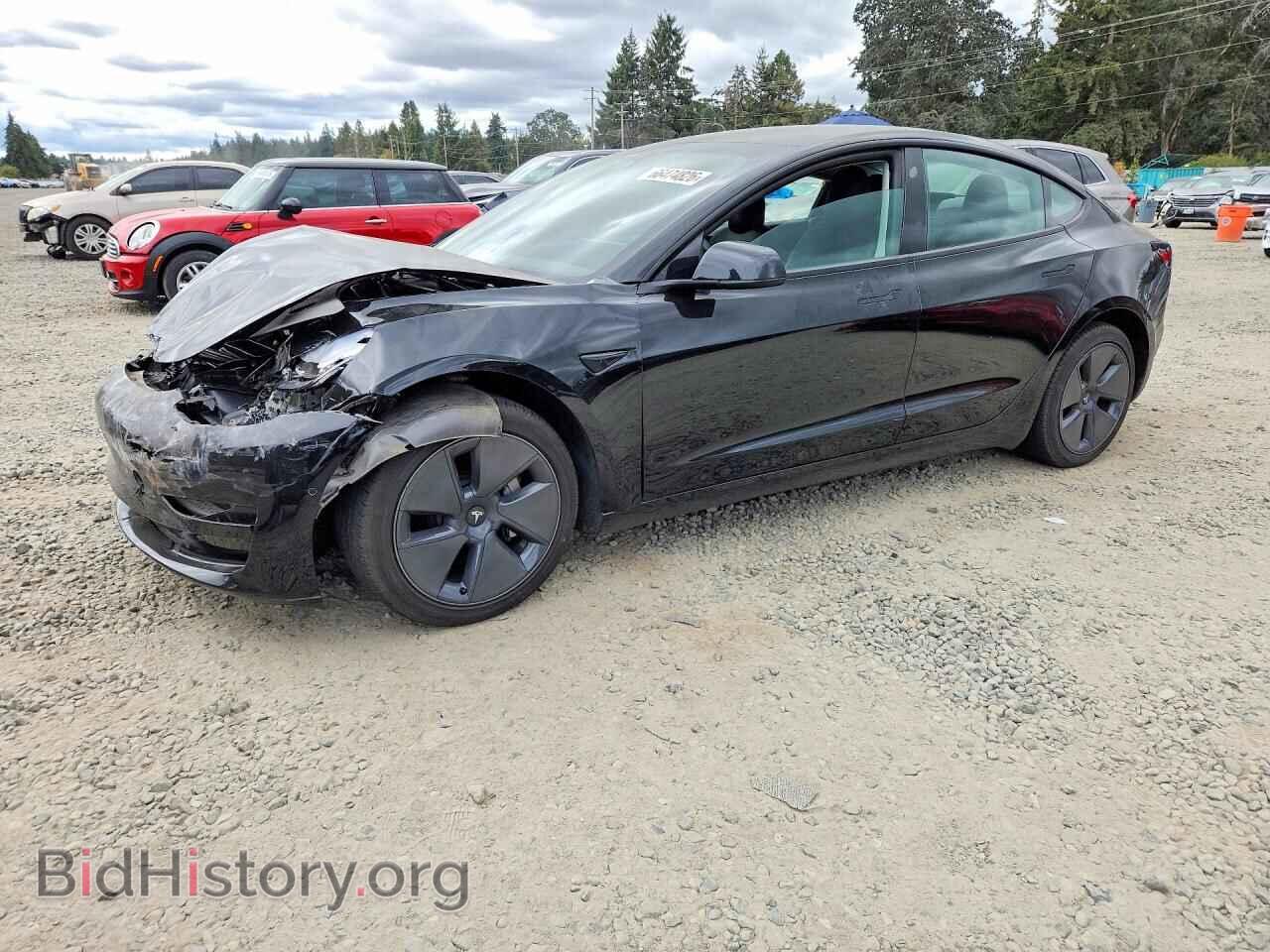 Photo 5YJ3E1EB0NF162587 - TESLA MODEL 3 2022