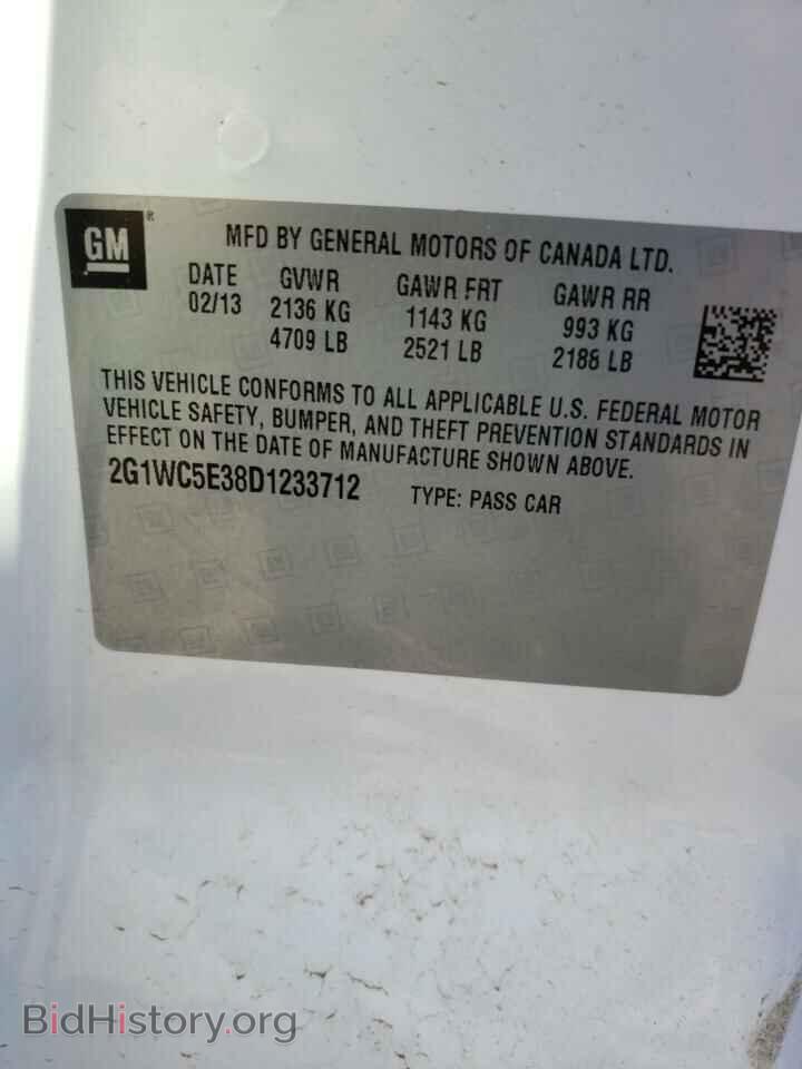 2013 CHEVROLET IMPALA - VIN: 2G1WC5E38D1233712 - Фото 10