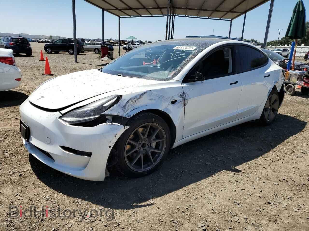 Фотография 5YJ3E1EA2MF873729 - TESLA MODEL 3 2021