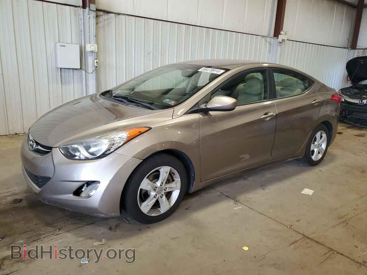 Photo 5NPDH4AEXCH073749 - HYUNDAI ELANTRA 2012