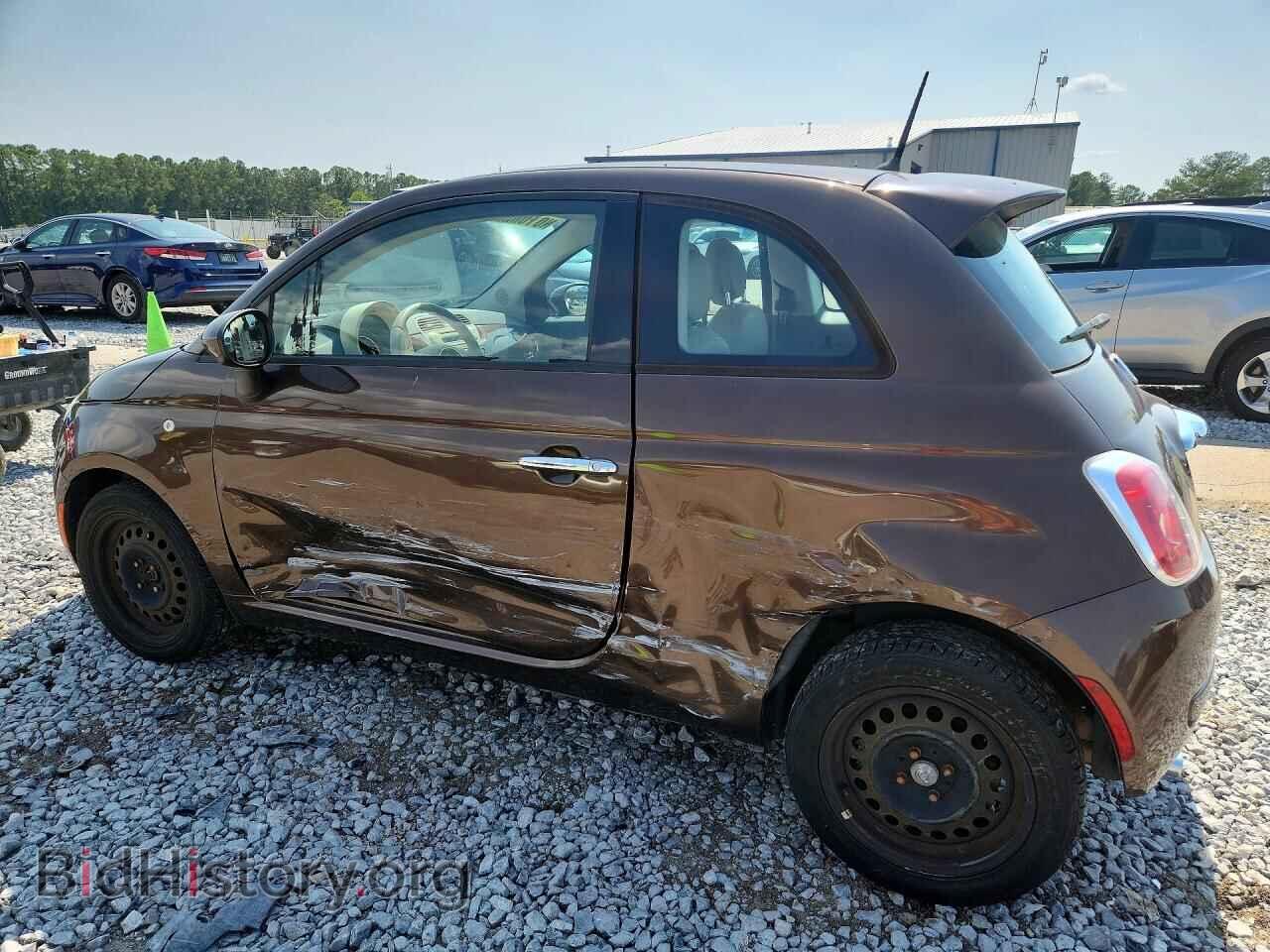 2015 FIAT 500 - VIN: 3C3CFFAR8FT501679 - Фото 2