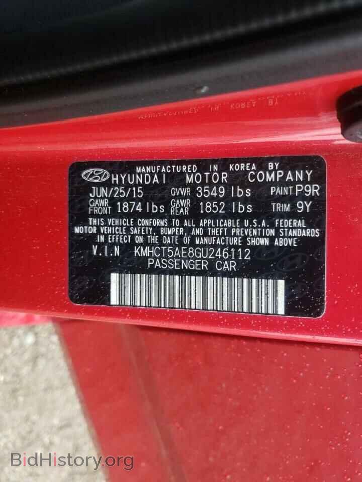 2016 HYUNDAI ACCENT - VIN: KMHCT5AE8GU246112 - Фото 10