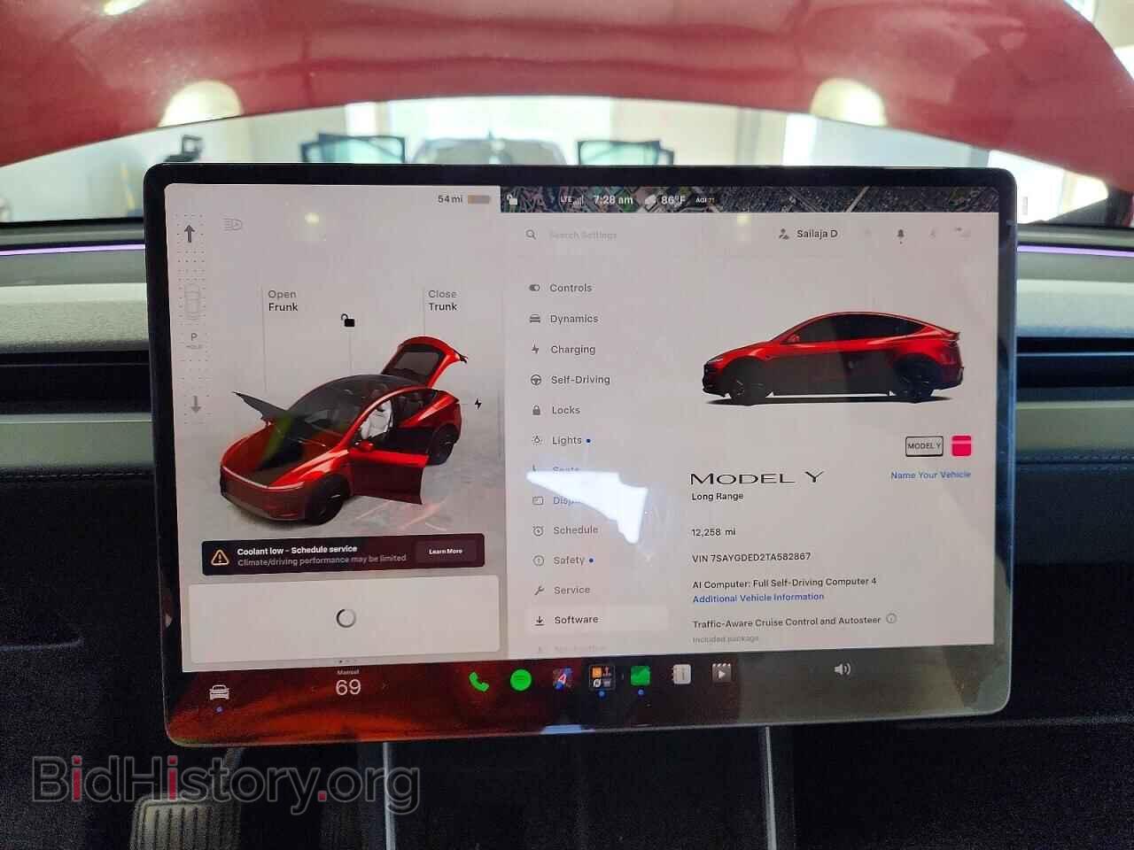 2026 TESLA MODEL Y - VIN: 7SAYGDED2TA582867 - Photo 9