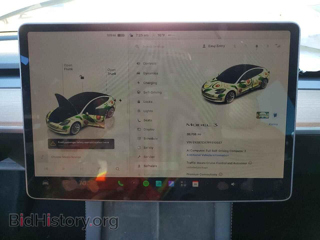 2023 TESLA MODEL 3 - VIN: 5YJ3E1EA7PF510587 - Фото 9