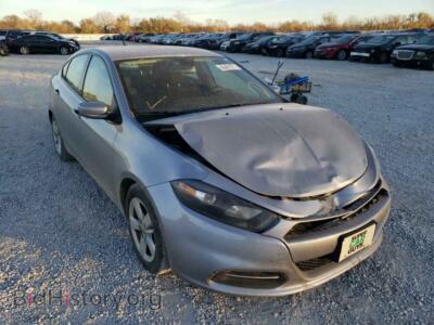 2015 Dodge DART Dart SXT, silver — VIN 1C3CDFBB7FD265023, Copart