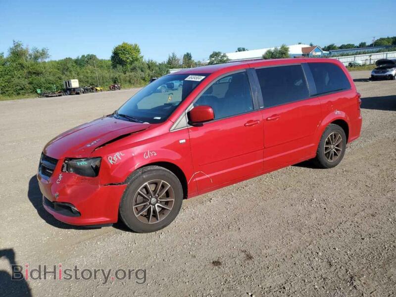 2014 Dodge CARAVAN SXT (VIN 2C4RDGCG0ER268590) — фото 1 из 13, Copart, повреждение: передняя часть