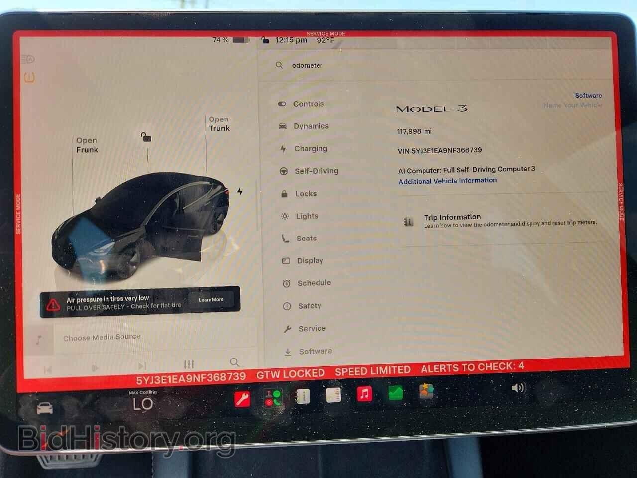 2022 TESLA MODEL 3 - VIN: 5YJ3E1EA9NF368739 - Фото 9
