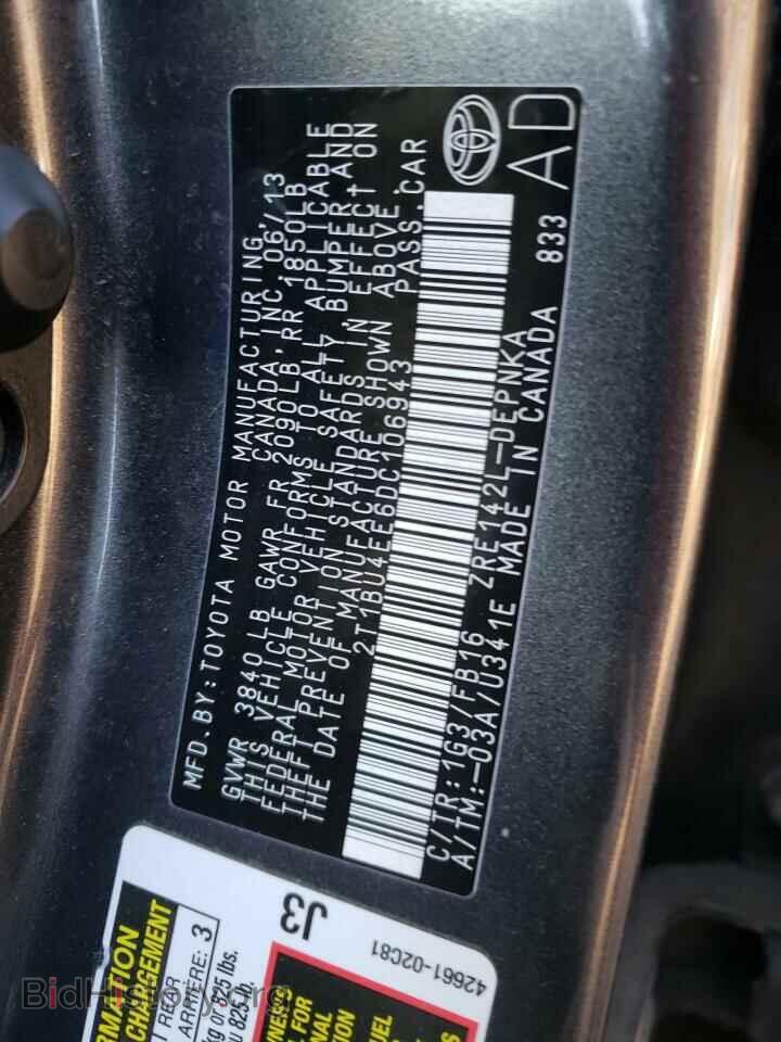 2013 TOYOTA COROLLA - VIN: 2T1BU4EE6DC106943 - Фото 9