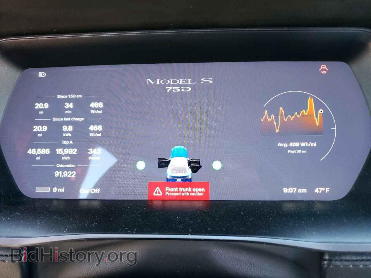 2019 TESLA MODEL S - VIN: 5YJSA1E29KF304101 - Фото 9