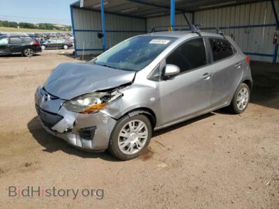 2011 Mazda 2, серебристый — VIN JM1DE1HY9B0130350, Copart