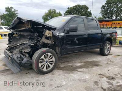 2017 Ford F-150 SUPERCREW, black — VIN 1FTEW1EP9HKC33004, Copart