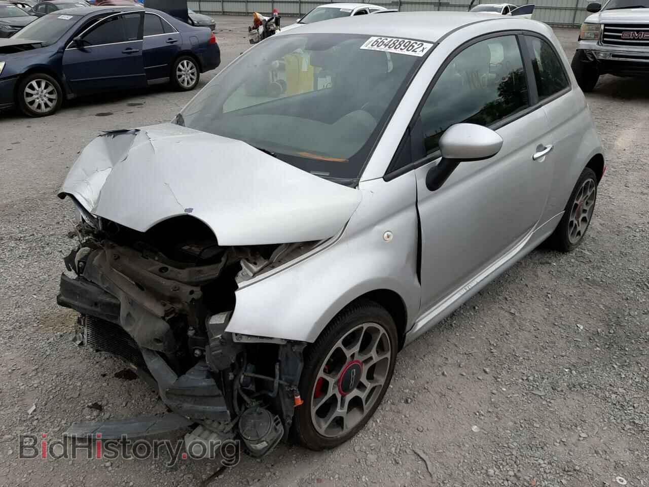 2012 FIAT 500 - VIN: 3C3CFFBR9CT113192 - Фото 2