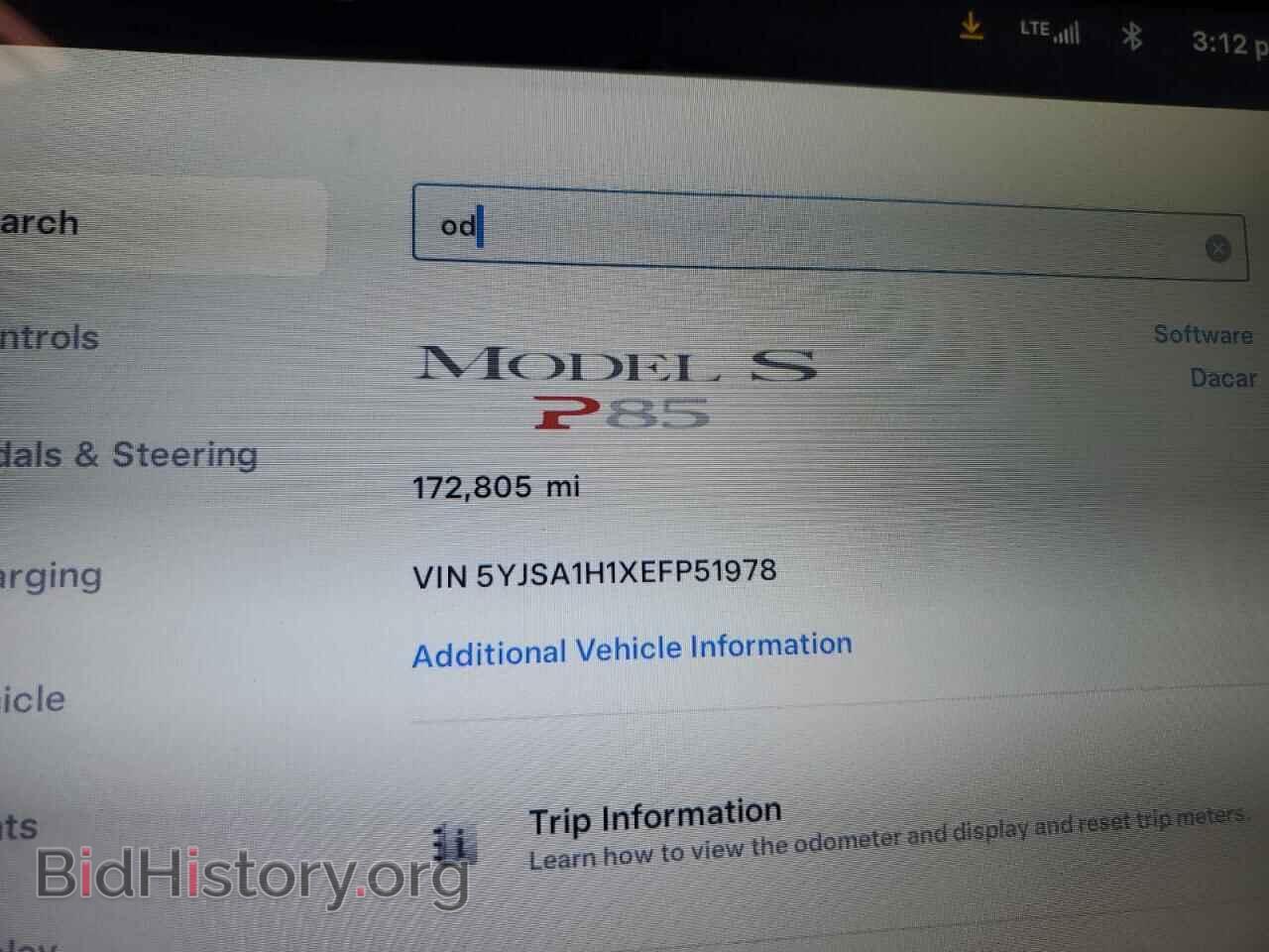 2014 TESLA MODEL S - VIN: 5YJSA1H1XEFP51978 - Фото 9