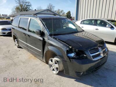 2010 Dodge CARAVAN Grand Cara, черный — VIN 2D4RN5D16AR412488, Copart