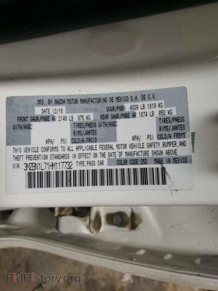 2017 MAZDA 3 - VIN: 3MZBN1L71HM117732 - Фото 10