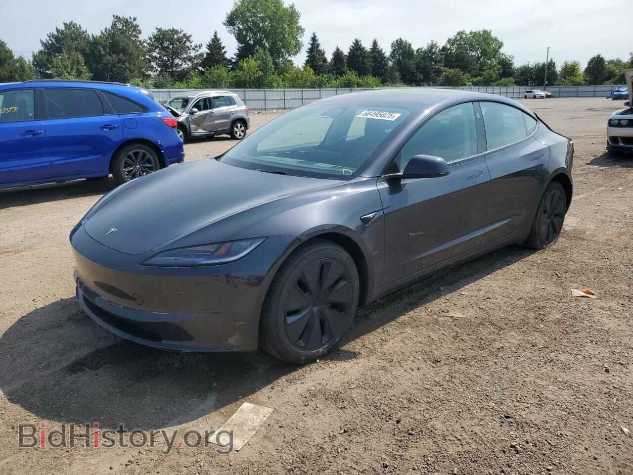 Фотография 5YJ3E1EB3RF843347 - TESLA MODEL 3 2024