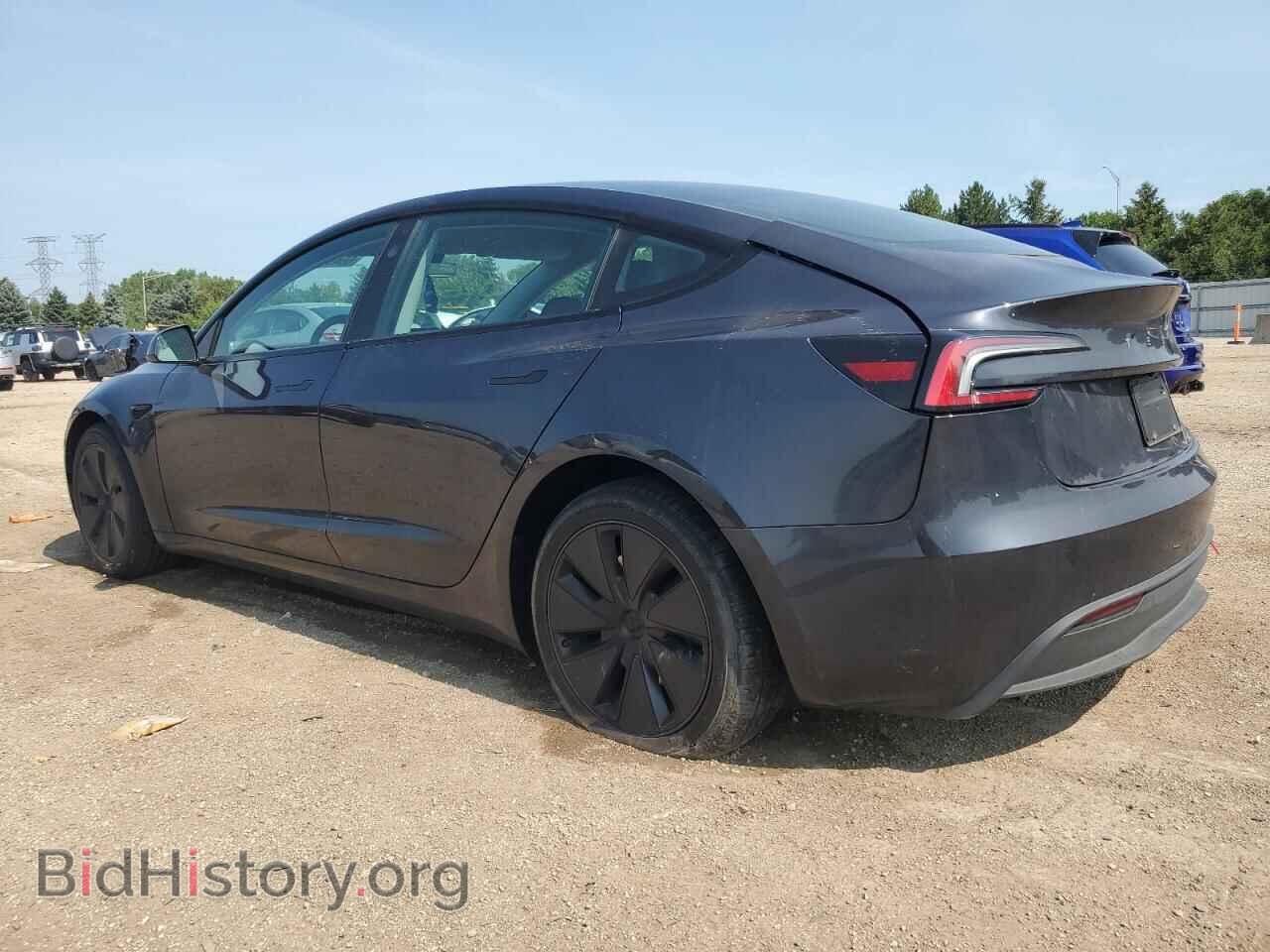 2024 TESLA MODEL 3 - VIN: 5YJ3E1EB3RF843347 - Фото 2