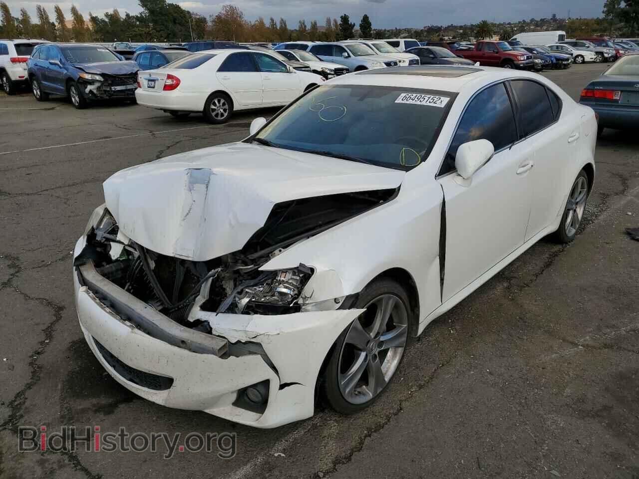 2012 LEXUS IS - VIN: JTHBF5C25C5177361 - Фото 2