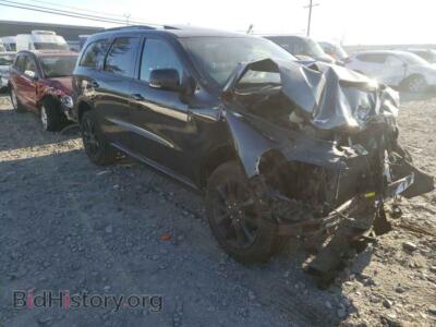 2018 Dodge DURANGO Durango GT, black — VIN 1C4RDJDG1JC486519, Copart