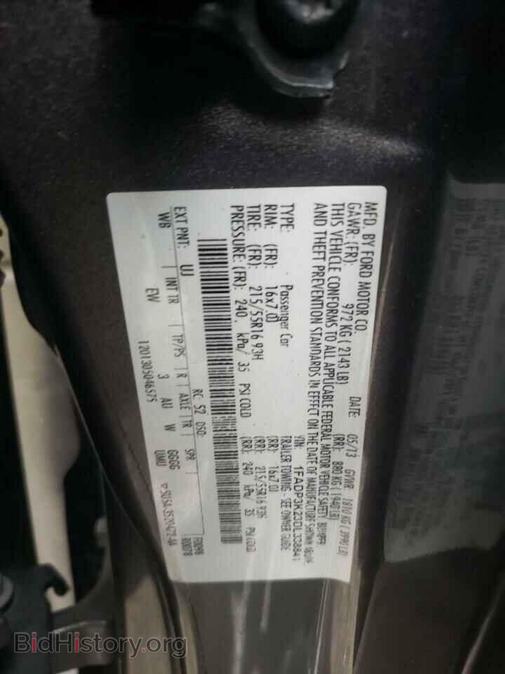 2013 FORD FOCUS - VIN: 1FADP3K23DL338841 - Фото 10