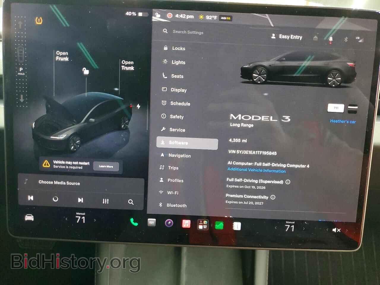 2026 TESLA MODEL 3 - VIN: 5YJ3E1EA1TF195845 - Фото 9
