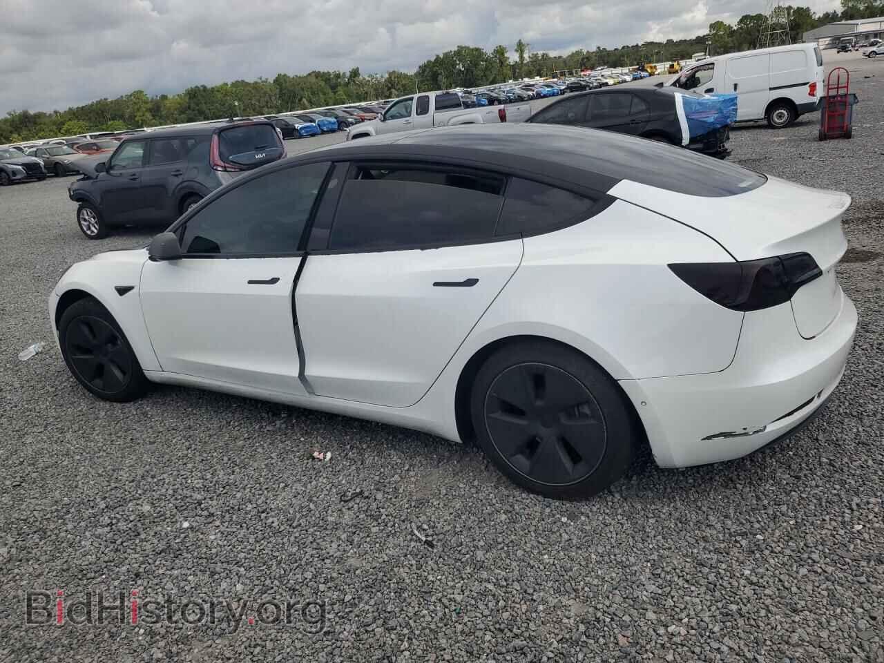 2022 TESLA MODEL 3 - VIN: 5YJ3E1EB0NF105838 - Фото 2