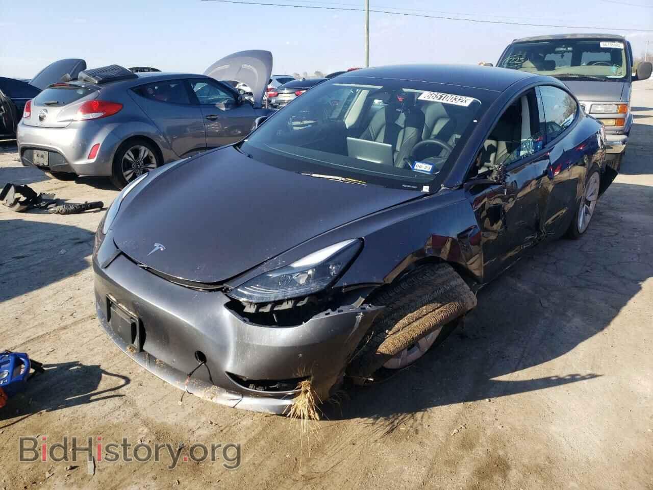 2022 TESLA MODEL 3 - VIN: 5YJ3E1EA5NF285972 - Фото 2