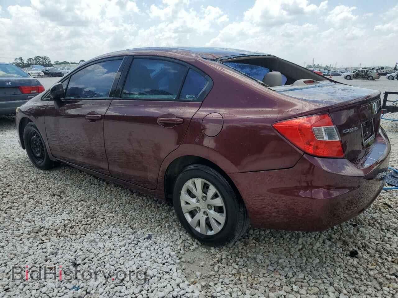 2012 HONDA CIVIC - VIN: 19XFB2F58CE107490 - Фото 2