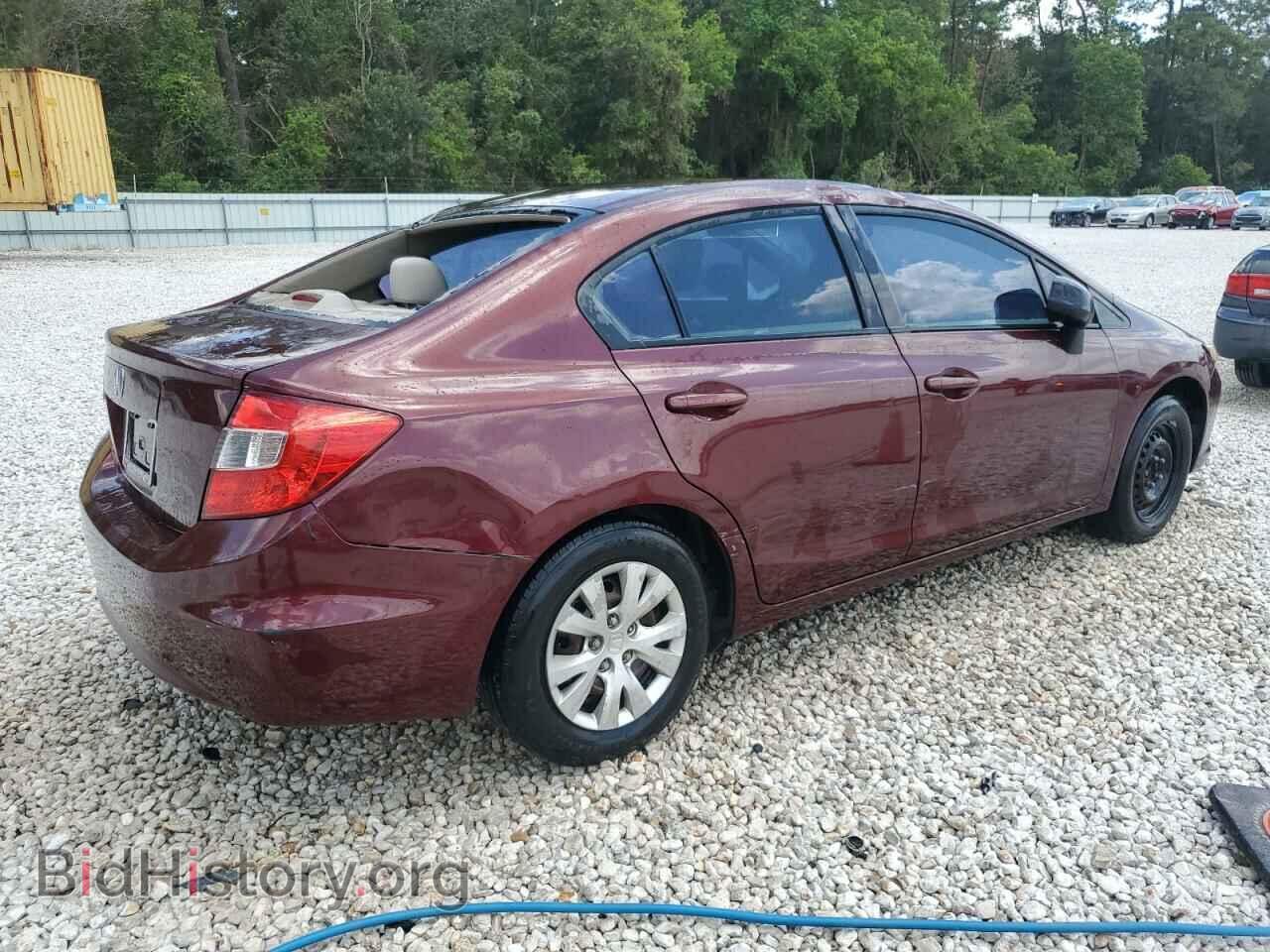 2012 HONDA CIVIC - VIN: 19XFB2F58CE107490 - Фото 3