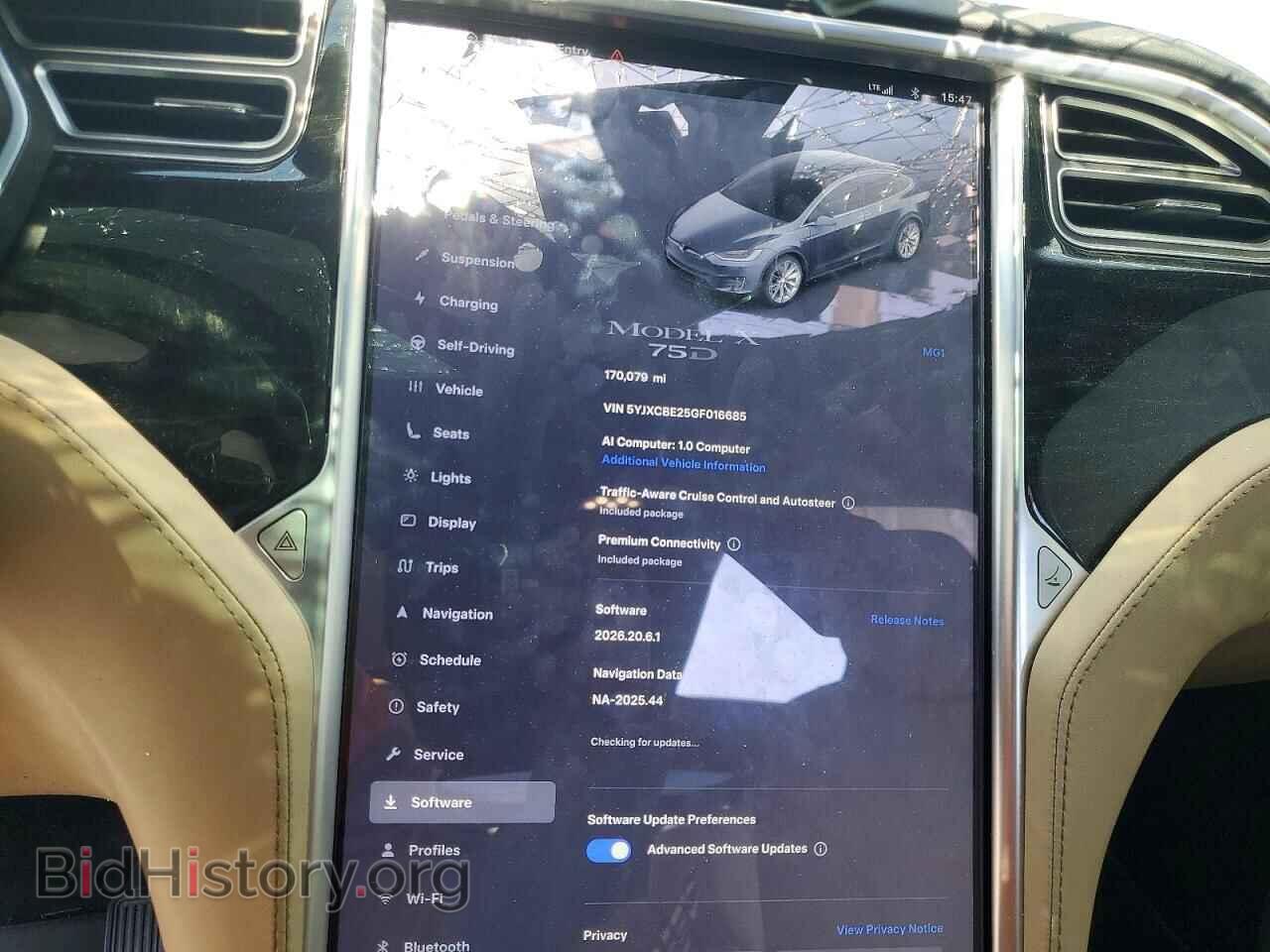 2016 TESLA MODEL X - VIN: 5YJXCBE25GF016685 - Фото 9
