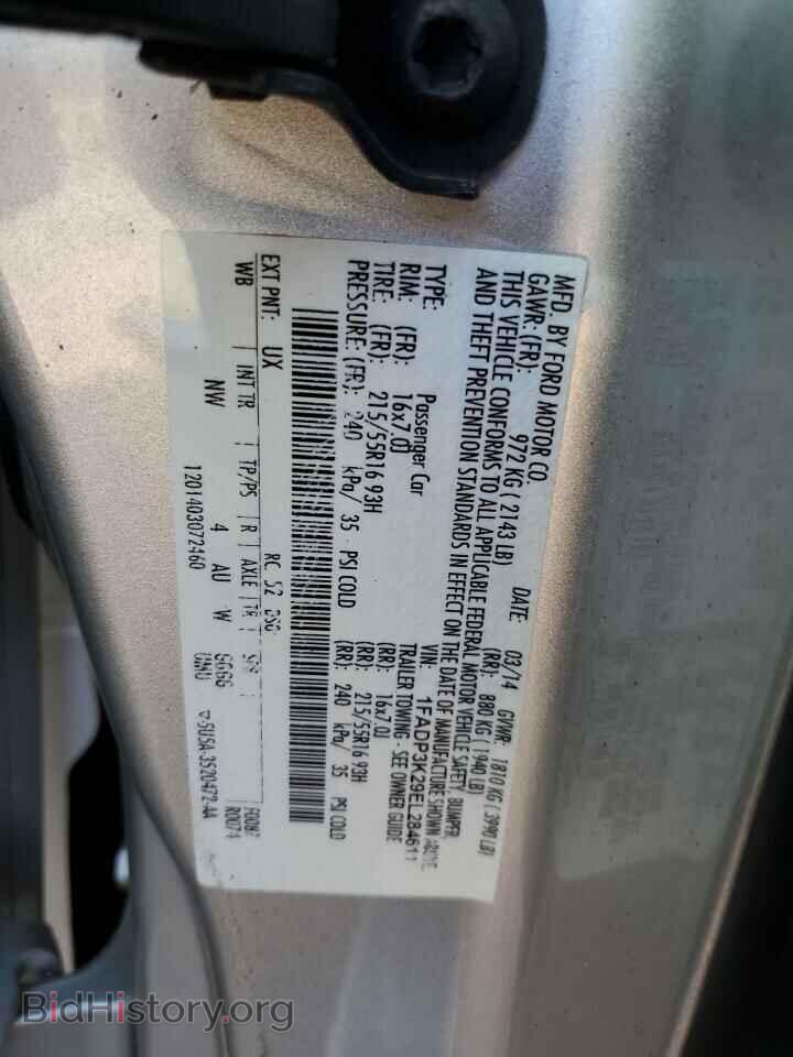 2014 FORD FOCUS - VIN: 1FADP3K29EL284611 - Фото 13
