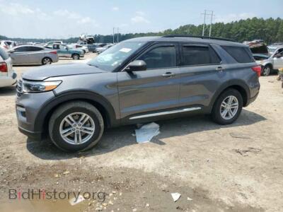 2022 Ford EXPLORER XLT, темно-серый — VIN 1FMSK7DHXNGB28137, Copart