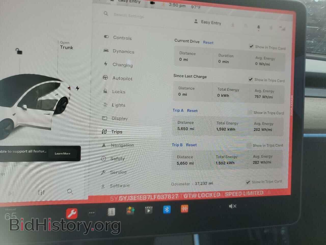 2020 TESLA MODEL 3 - VIN: 5YJ3E1EB7LF637827 - Photo 9