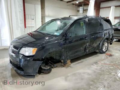 2013 Dodge CARAVAN SXT, black — VIN 2C4RDGCG3DR685698, Copart