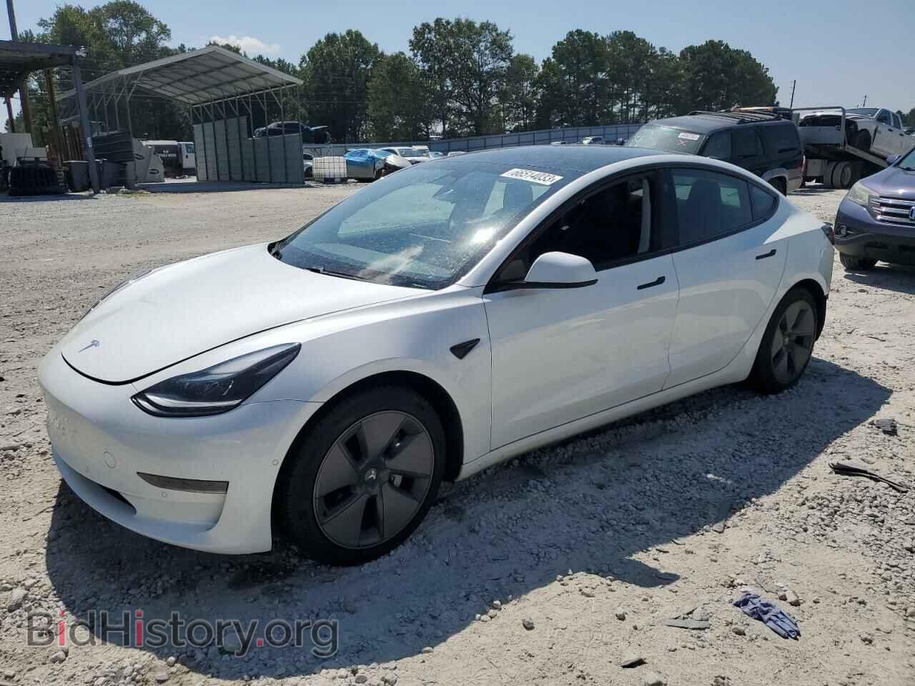 Photo 5YJ3E1EA7MF987077 - TESLA MODEL 3 2021