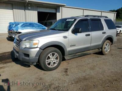 2006 Ford EXPLORER XLT, серебристый — VIN 1FMEU73E96UA22490, Copart