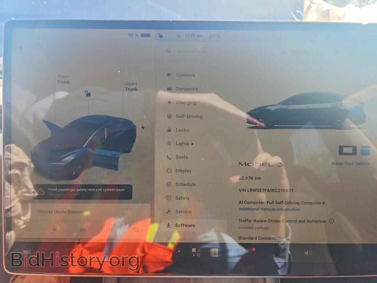 2024 TESLA MODEL 3 - VIN: LRW3E7FA1RC276977 - Photo 9