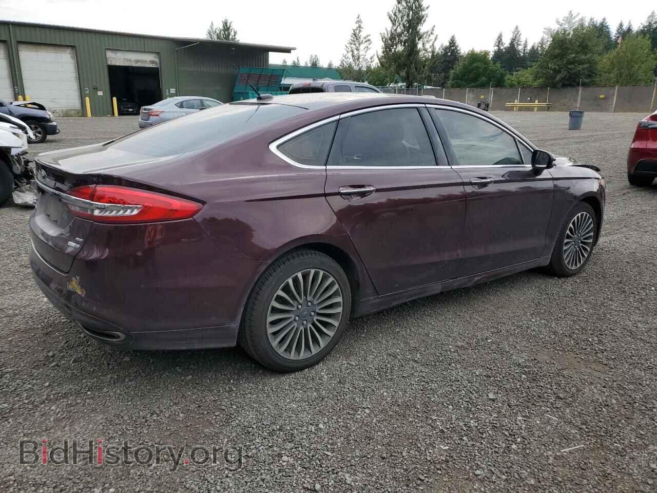2018 FORD FUSION - VIN: 3FA6P0T98JR143396 - Фото 3