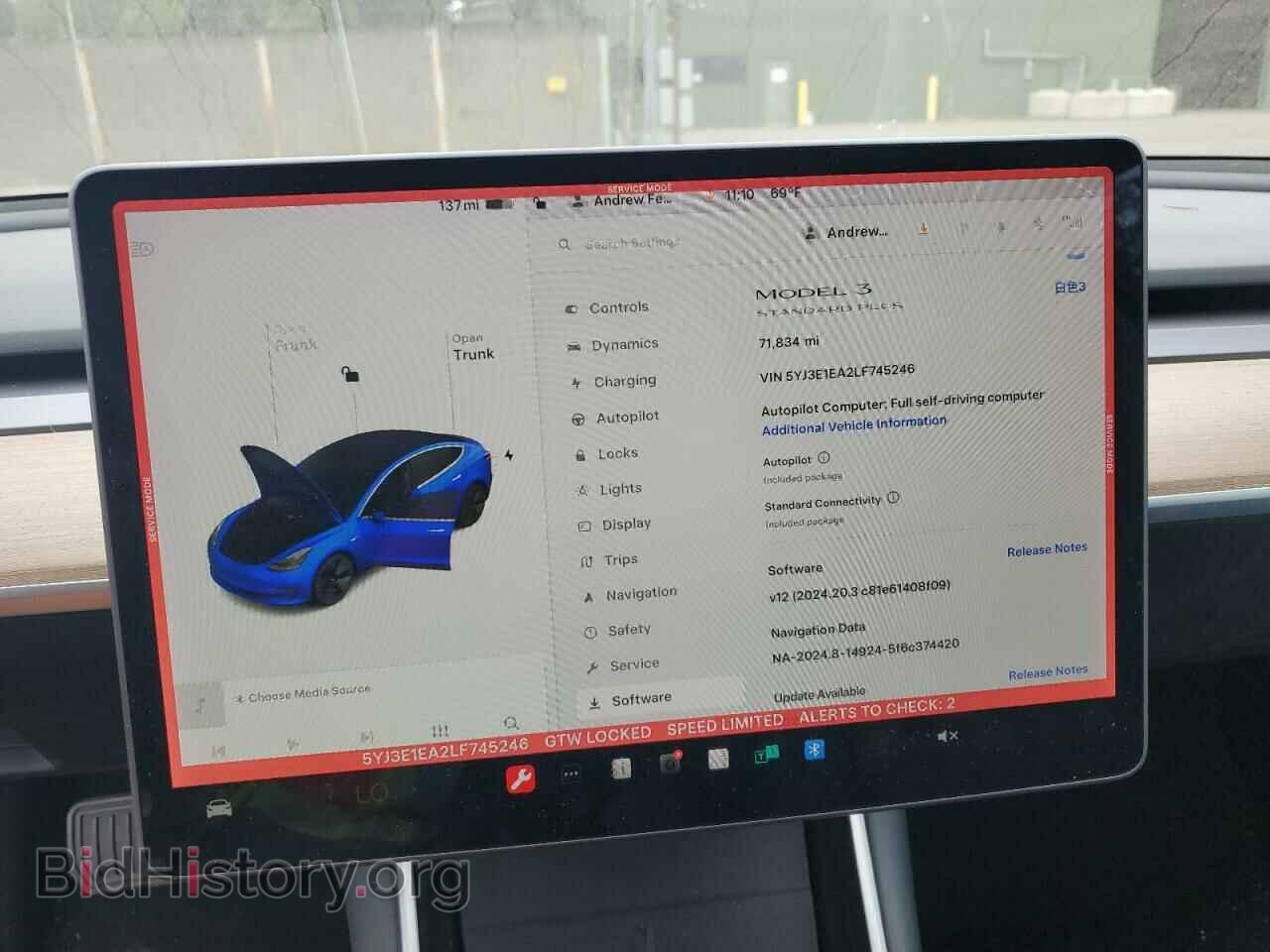2020 TESLA MODEL 3 - VIN: 5YJ3E1EA2LF745246 - Photo 9