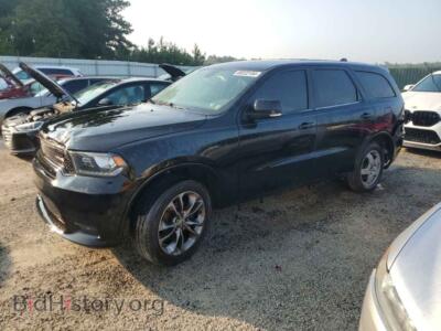2019 Dodge DURANGO GT, black — VIN 1C4RDJDGXKC744554, Copart