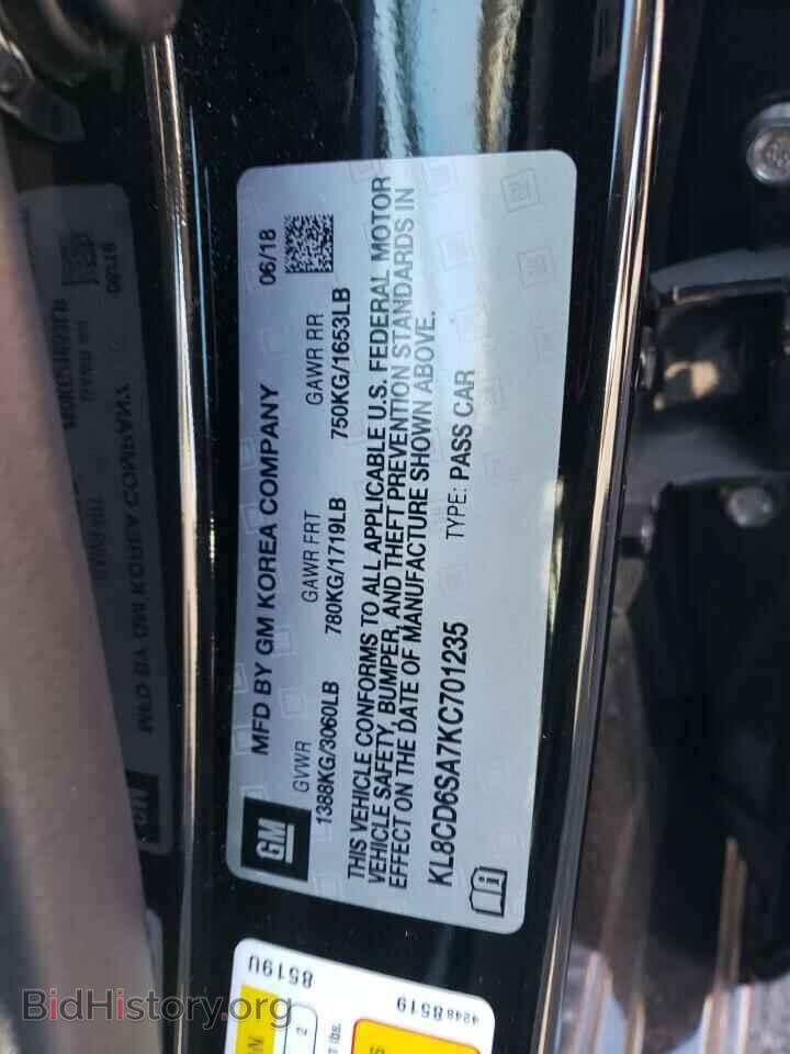 2019 CHEVROLET SPARK - VIN: KL8CD6SA7KC701235 - Фото 12