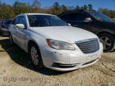 2013 Chrysler 200 200 Tourin, белый — VIN 1C3CCBBG0DN678108, Copart