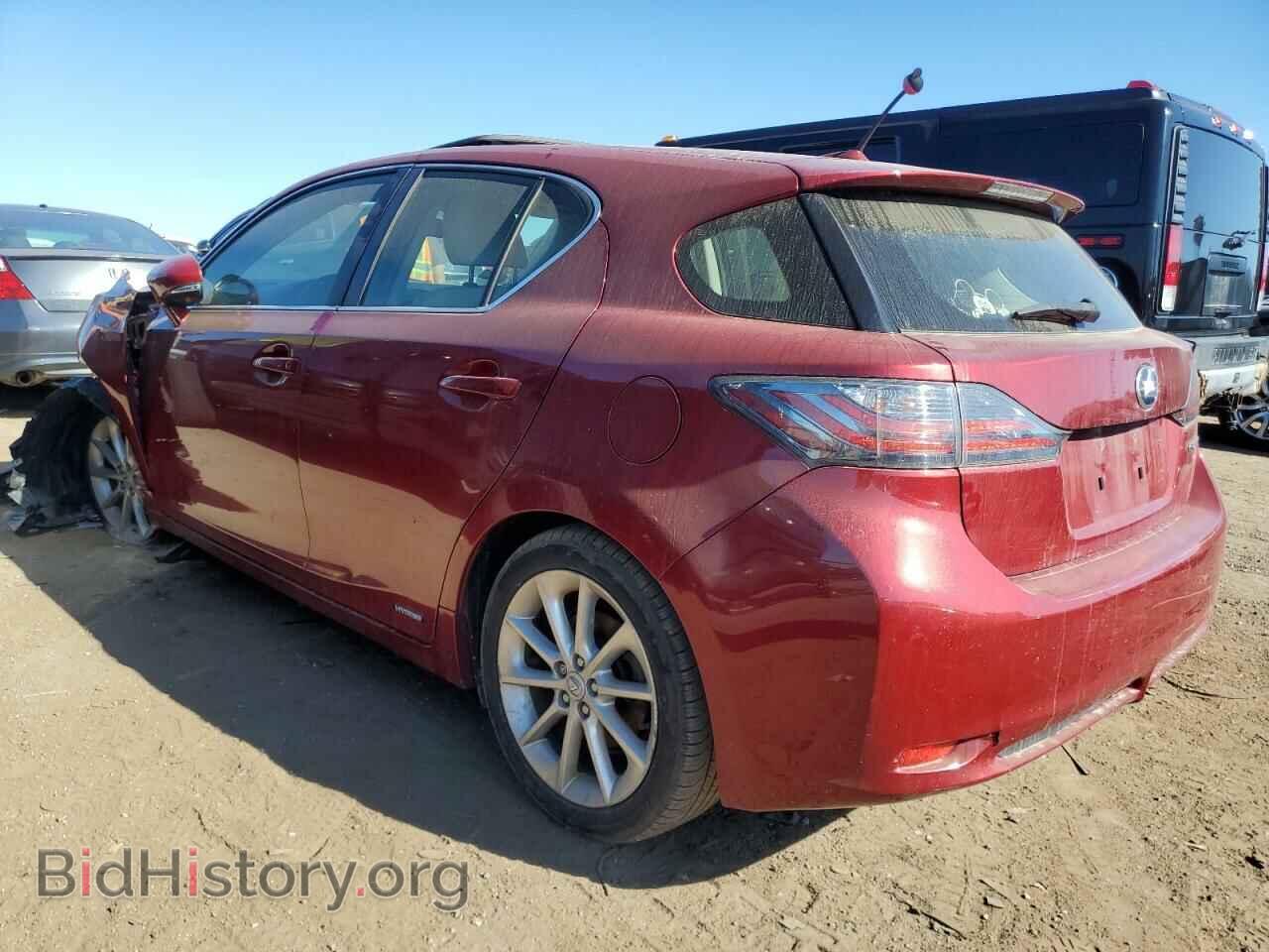 2012 LEXUS CT 200 - VIN: JTHKD5BH7C2106014 - Фото 2