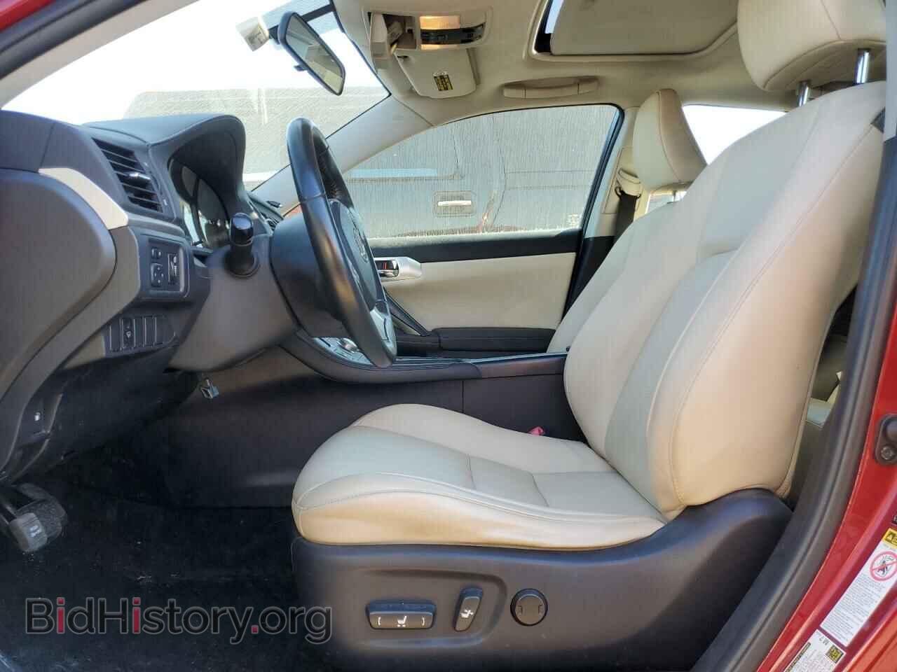 2012 LEXUS CT 200 - VIN: JTHKD5BH7C2106014 - Фото 7