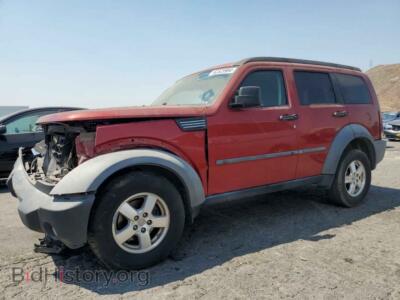 2007 Dodge NITRO SXT, red — VIN 1D8GT28K57W546258, Copart