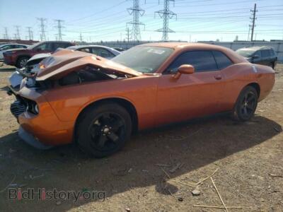 2011 Dodge CHALLENGER, orange — VIN 2B3CJ4DG3BH596665, Copart