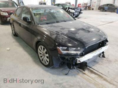 2014 Audi A4 A4 Premium, черный — VIN WAUDFAFL1EN034544, Copart