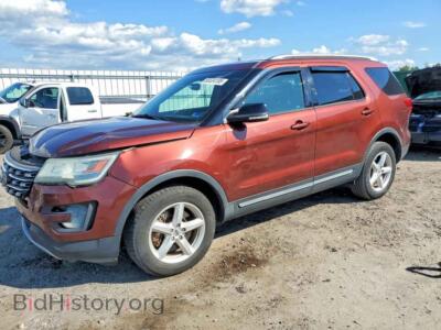 2016 Ford EXPLORER XLT, коричневый — VIN 1FM5K8D82GGB00404, Copart