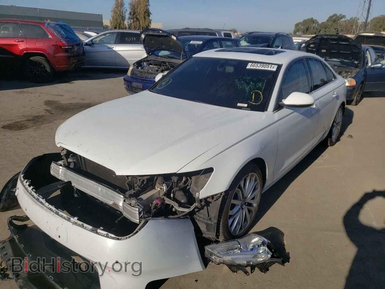 2013 AUDI A6 - VIN: WAUGFAFC2DN129917 - Фото 2